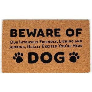 HOME Beware of Dog Coir Doormat - 18‎ x 30 Inch